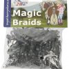 Magic braids, zwart