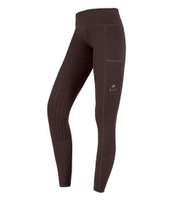 THERMO RIJLEGGING ELLA KASTANJEBRUIN