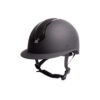HARRYS-HORSE-VEILIGHEIDSCAP-PRO-F1-MAT-SPARKLE-ZWART-ZWART