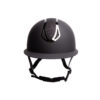 HARRYS-HORSE-VEILIGHEIDSCAP-PRO-F1-MAT-SPARKLE-ZWART-ZWART-2