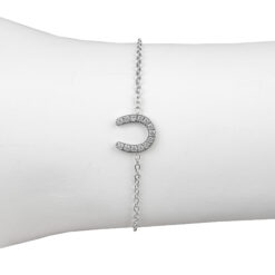 ARMBAND-HOEFIJZER-STRASS