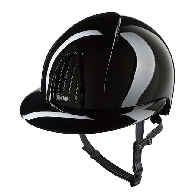 Paardrijcap KEP Italia Smart Nova Polish Polo Zwart